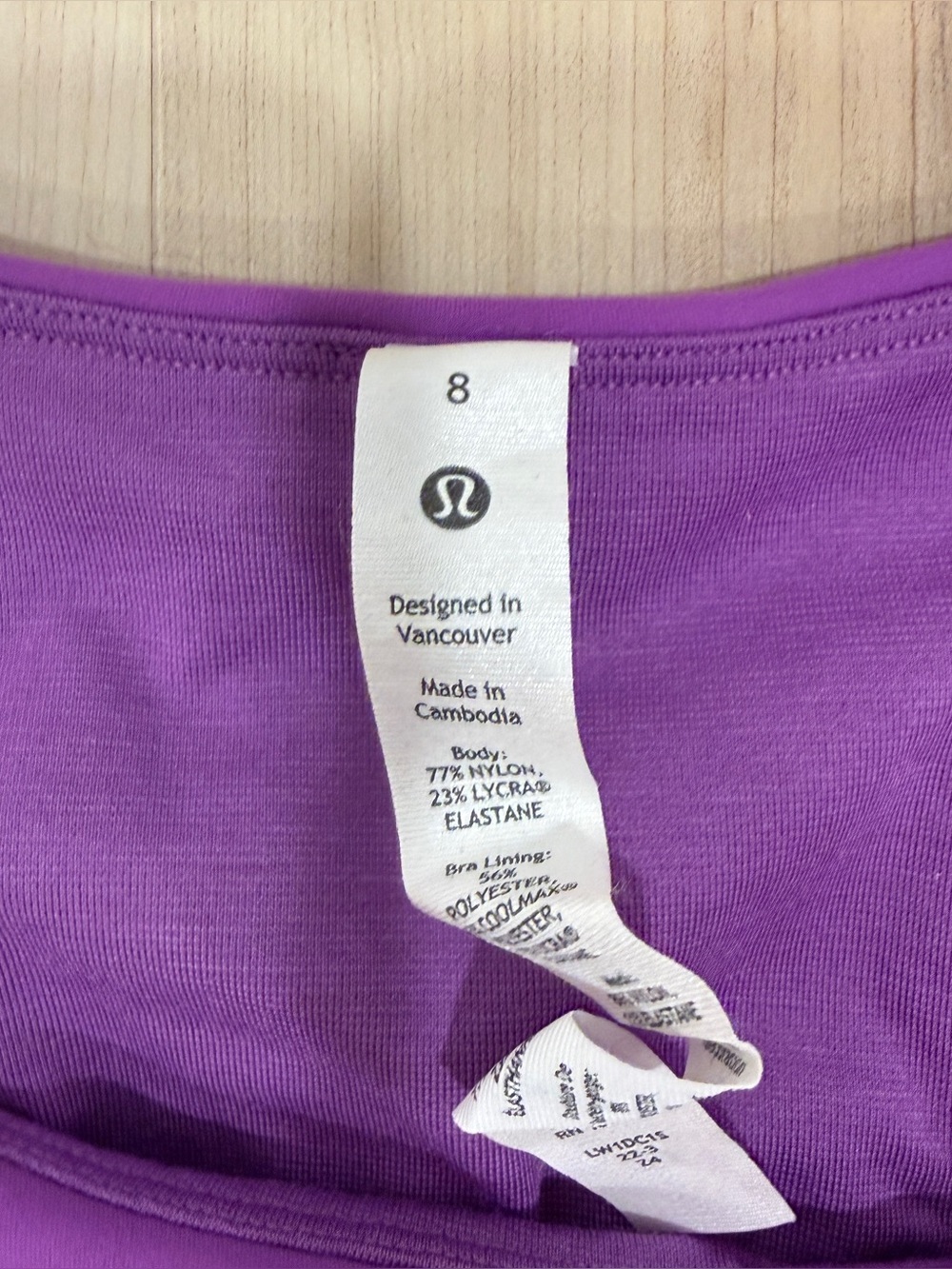 Lululemon wunder train tank top size 8 - Picture 2 of 4
